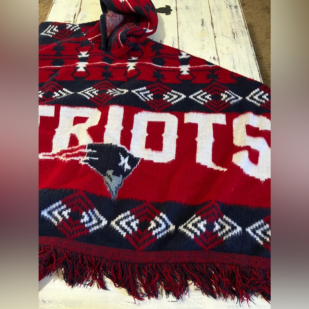 New England Patriots poncho